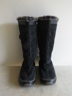 North Face Moccasin Boot -Janey-SZ 5.5 Faux Fur Lined